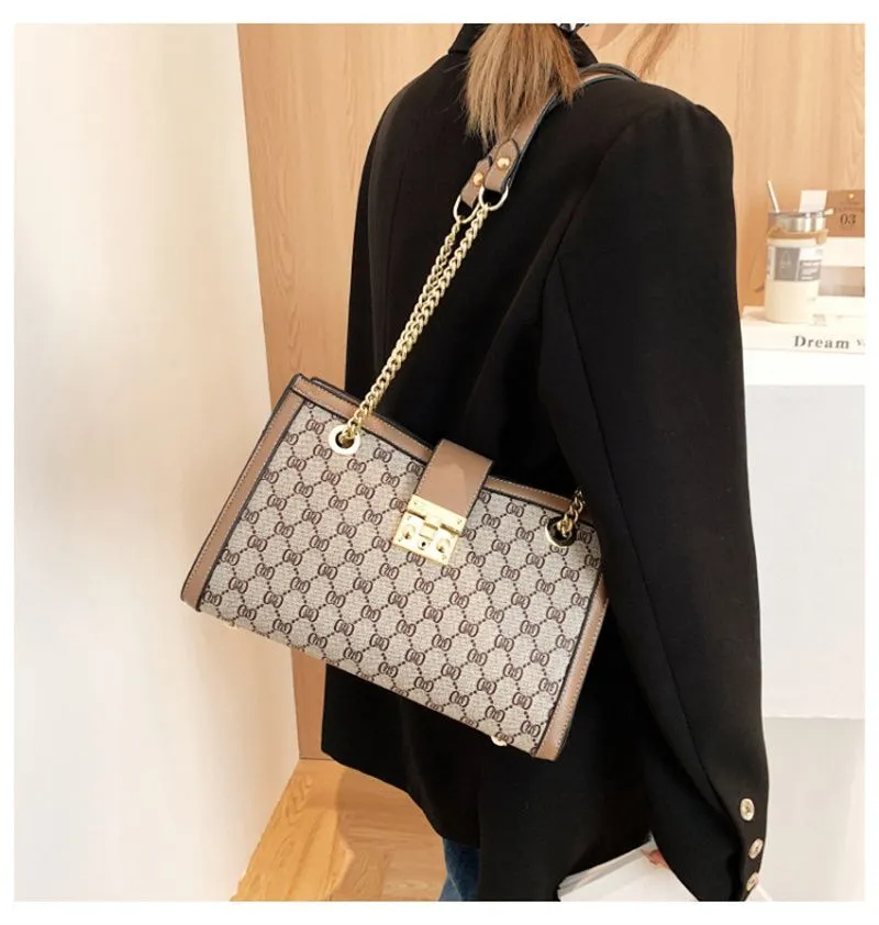 Designer Freies Verschiffen 2025 Neue Modische Tote Premium Textur Gedruckt Große Kapazität Einzelnen Schulter Unterarm Tasche Für_voghion.com