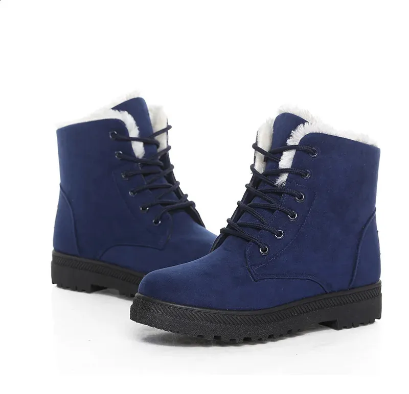 Botas de nieve mujer estilo coreano tendencia invierno_voghion.com