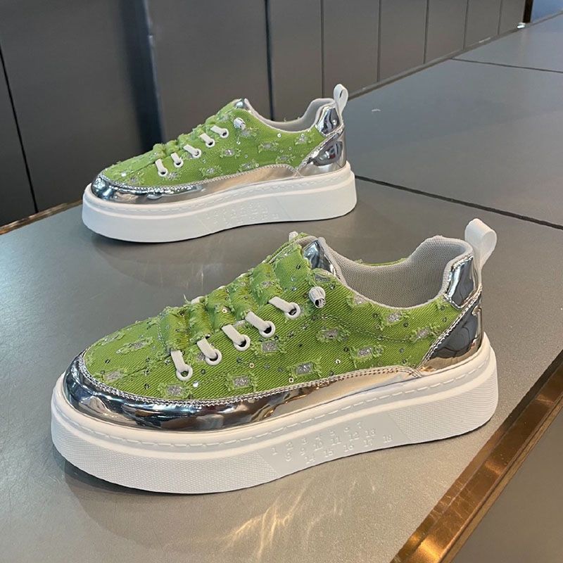 Sommer Neue Songgao Fashion Lazy mit Stoffoberflächenperforation Vielseitige Casual für Herren 2024 Trendy Board Schuhe_voghion.com