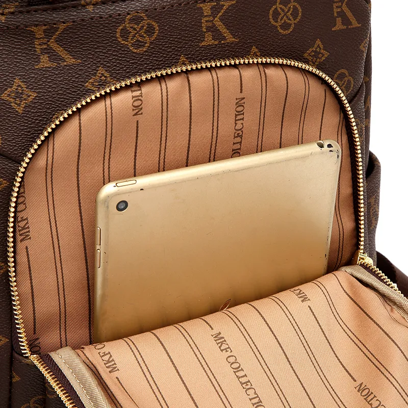 Borsa firmata MKF, spedizione gratuita, zaino leggero, lussuoso, di alta qualità, alla moda, di grande capacità, classico, versatile, vintage_voghion.com