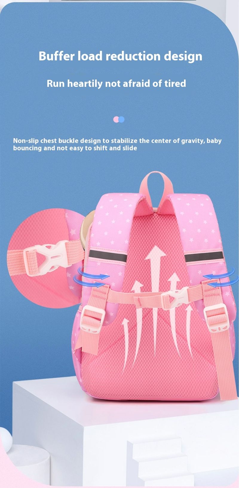 Grundschulmädchen, neuer Cartoon-süßer Kindergartenkinder im Alter von 5–9 Jahren, Rückenschutz-Rucksack für Männer_voghion.com