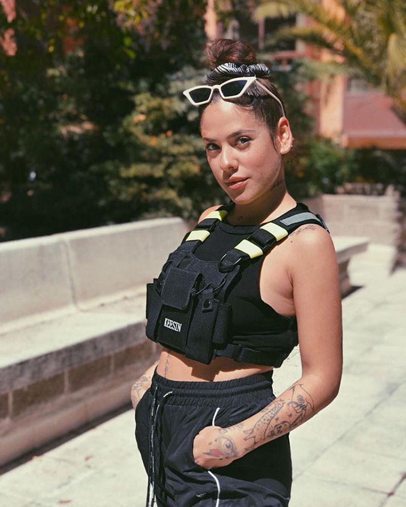 Strade attività hip-hop per uomini e donne con tasche multitasche, personalità alla moda, cool e riflettente_voghion.com