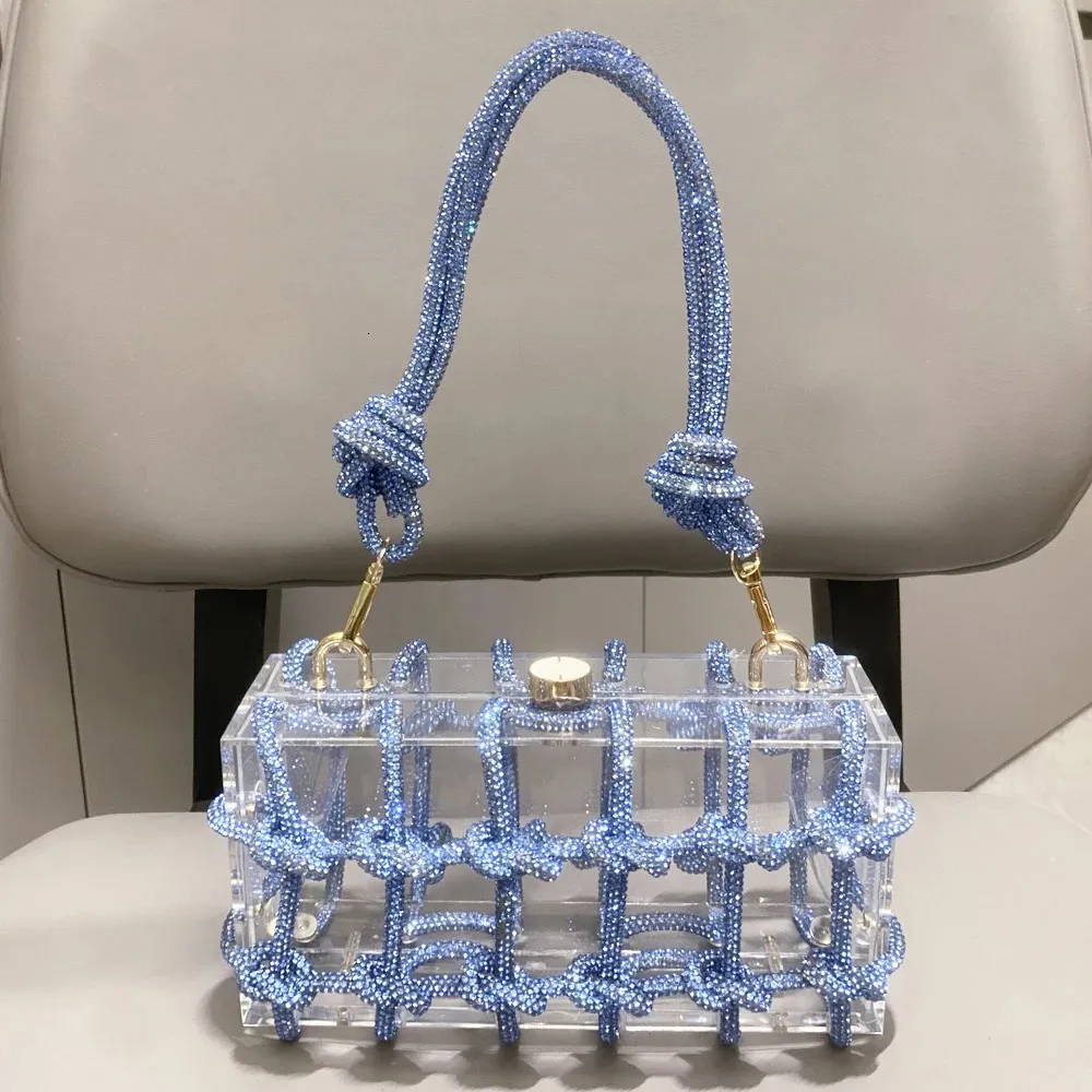 Strass-Abendtaschen aus Silberkristall, handgefertigt für Damen, Geldbörsen und Handtaschen, Designer-Banketttasche_voghion.com