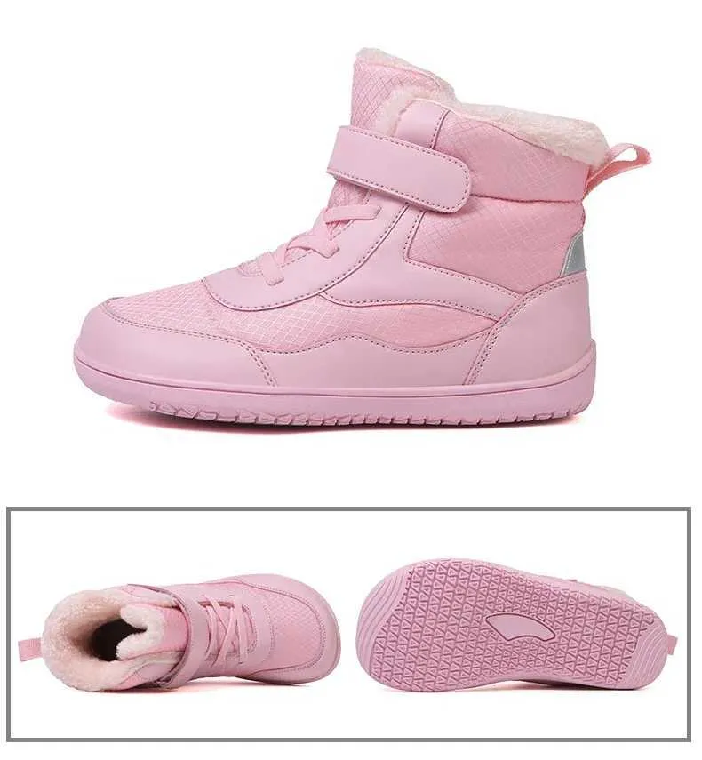 Athletic Outdoor Geeignet für kleine Kinder kleine große Baumwolle Kinder High Heels Jungen und Mädchen Zero Drop Schuhe_voghion.com