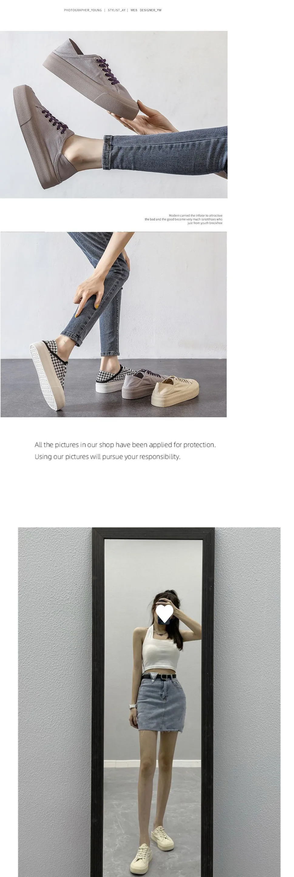 Low Cut Shallow Mouth Thick Sole Two Piece Canvas With Breathable And Comfortable Mesh Surface Casual Board Shoes_voghion.com