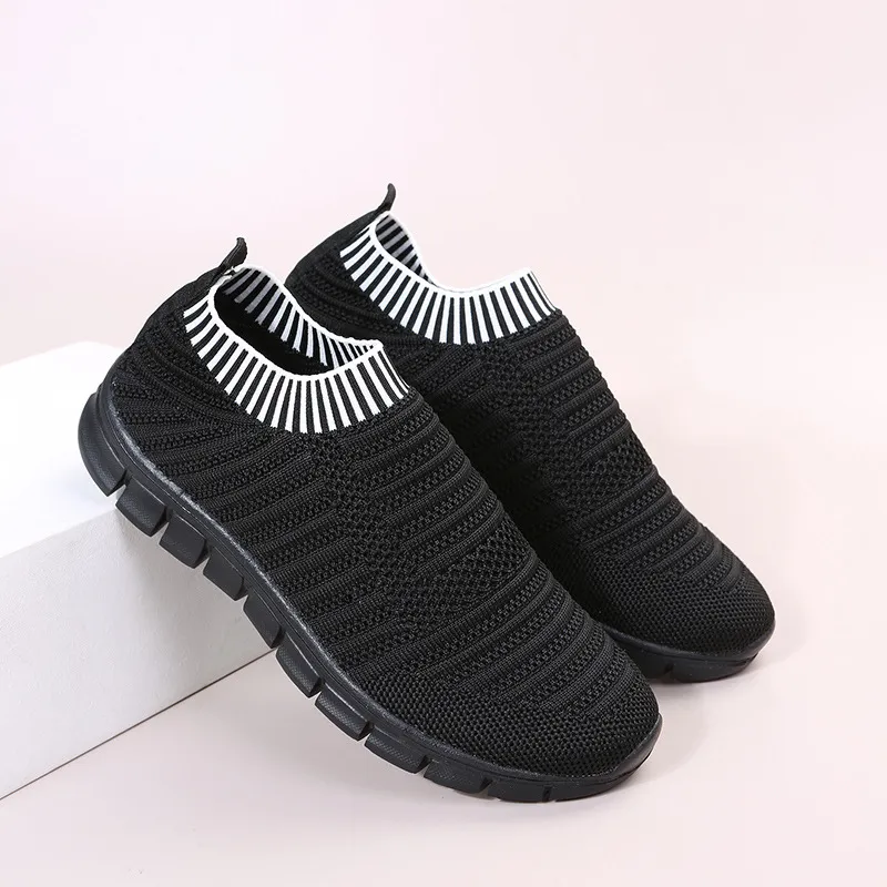 Sneakers da camminata donna traspiranti con suola platform_voghion.com