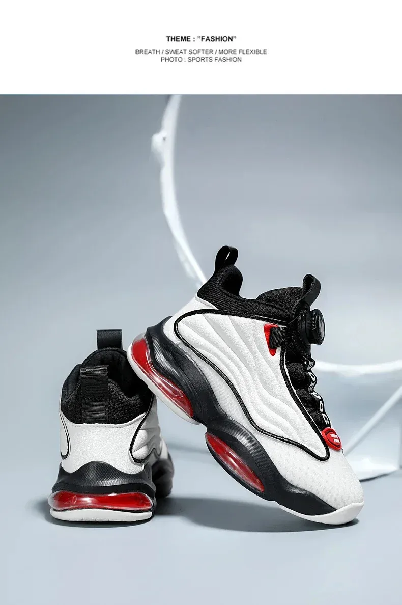 Modne buty do koszykówki Vanmie dla chłopców, wygodne, sportowe, dziecięce buty treningowe 2406_voghion.com