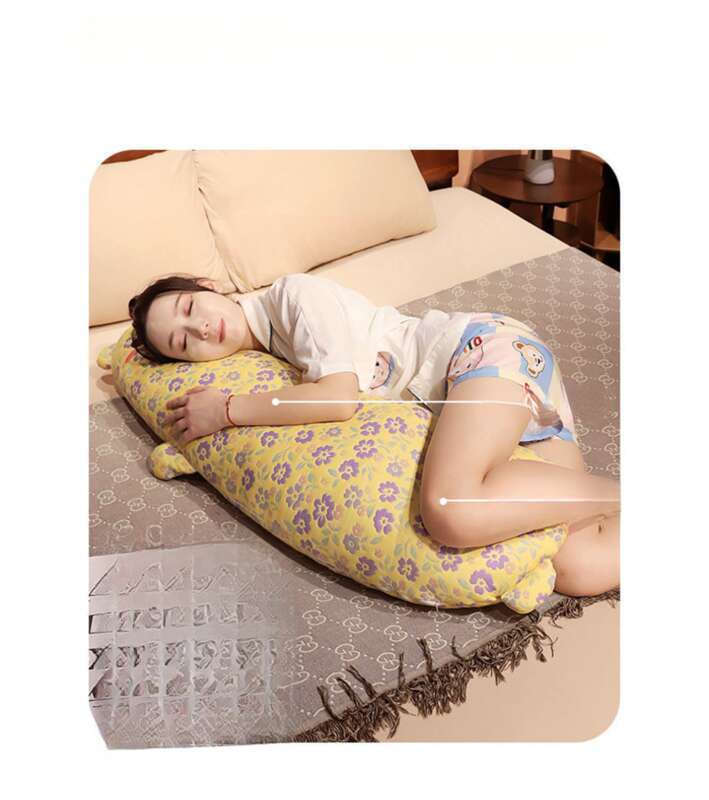 Triple Jacquard Animal Dolls Cartoon Long Plush Toys For Girls Sleep, Legs Clip Pillow_voghion.com