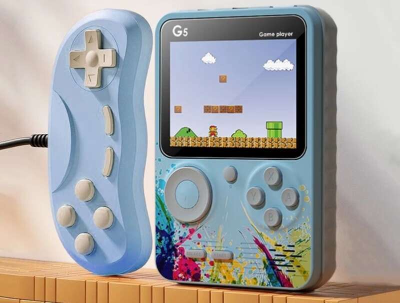 [First Order Price Reduction] New Classic Nostalgic Handheld For Childhood Dual Charging Premium Game Console_voghion.com