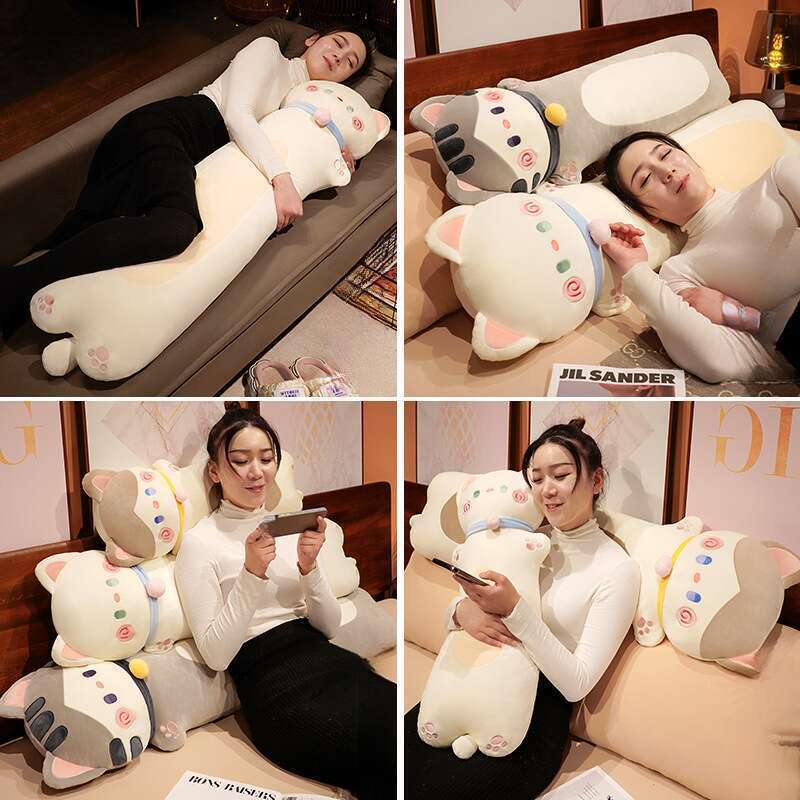Cute Long Legged Girl Sleeps In Bed With Her Legs Pinned, Maternity Side Sleeper Pillow_voghion.com