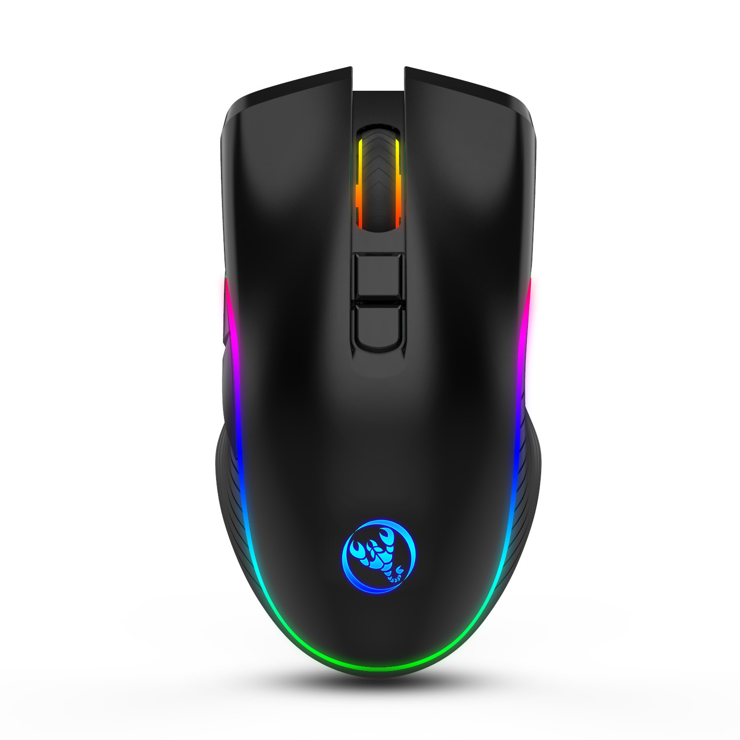 T26 2.4G RGB glowing wireless TYPE-C rechargeable interface seven button gaming mouse hot selling_voghion.com