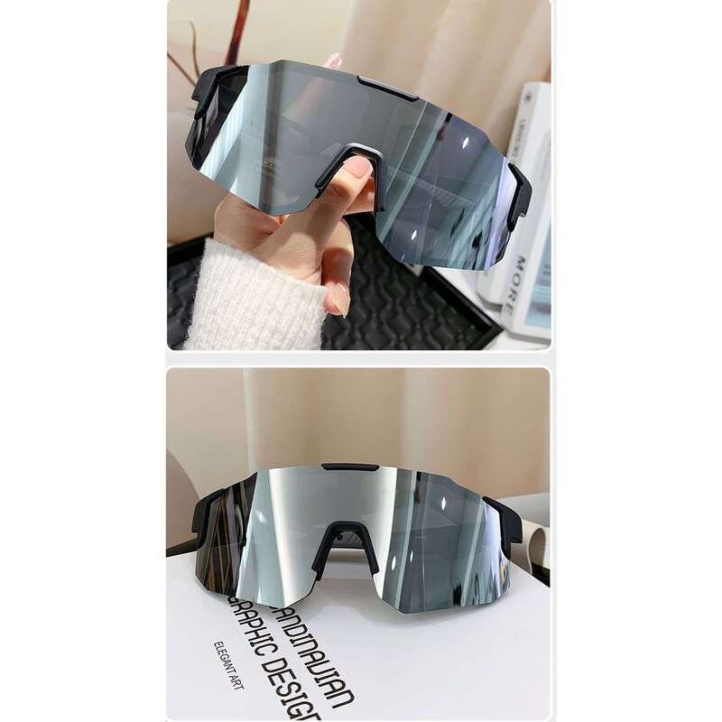 【 Tasso di recensione positiva del 90% 】 Occhiali da equitazione colorati professionali per bici antivento sci corsa integrati resistenti ai raggi UV_voghion.com