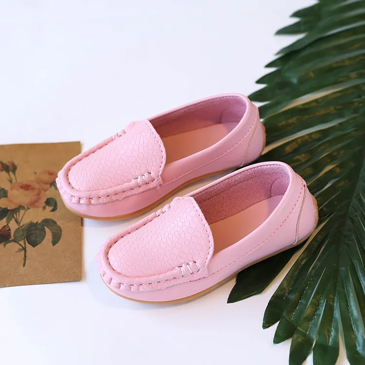 Mocasini sport casual pentru copii, culori bomboane, unisex, băieți și fete, mocasini moi, alunecă-on din piele PU, pentru copii mici, Happysteps, pantofi pentru tineri_voghion.com