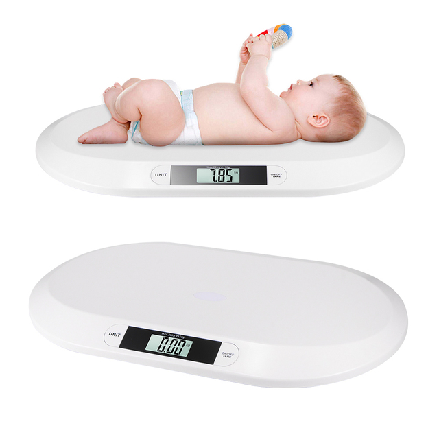 LED Display Newborn Baby Pets Infant Scale Abs Lcd Display Weight Toddler Grow Electronic Meter Digital Professional Up To 20Kg_voghion.com