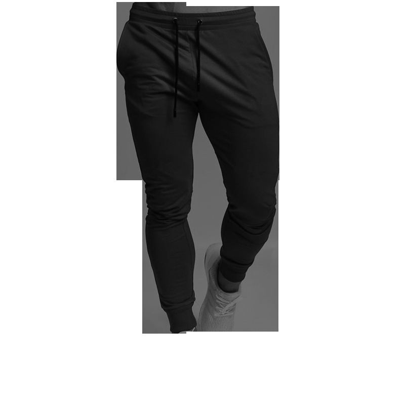 Men's Clothing Men's Sports Trousers Casual Pants Men's Solid Color Versatile Running Training Fitness Sweatpants_voghion.com