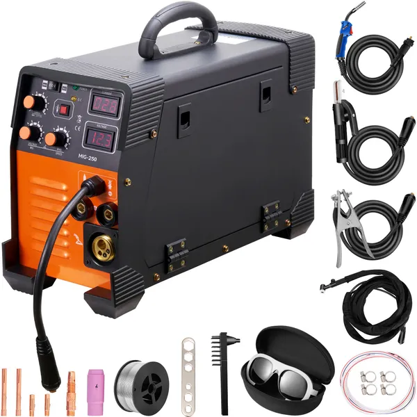 MIG TIG booglasapparaat 250A 3-in-1 220V IGBT-inverter met digitaal display_voghion.com
