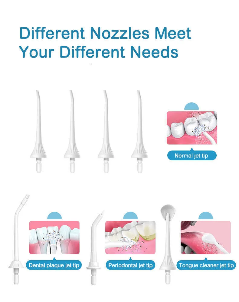 Travel Water Flosser - 4-Mode Portable Design_voghion.com