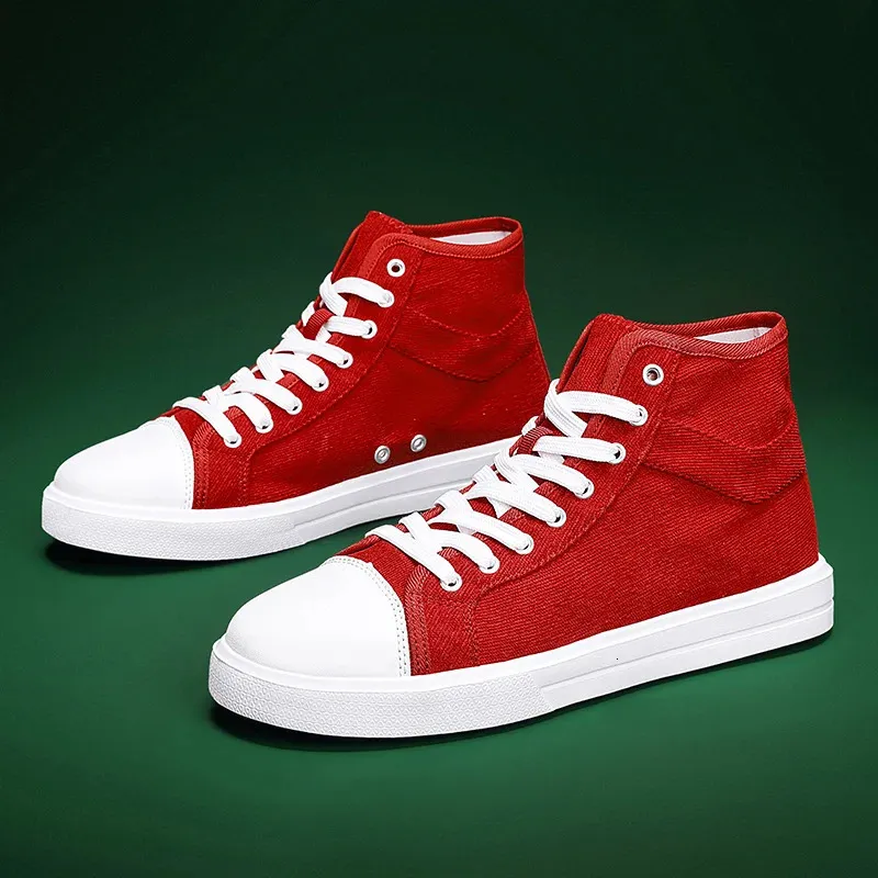 Sneakers Skateboarden Dames Heren Unisex Lichtgewicht Hoge Canvas Schoenen Koppels Wandelen Mannen Gig Maat 36-46_voghion.com