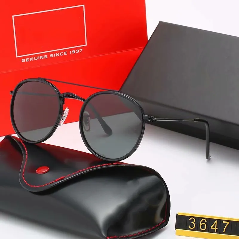 24ss Sunglasses Brand Designer Classic Round Polarized Driving Eyewear Metal Gold Frame Sun Glasses Men Women Polaroid_voghion.com