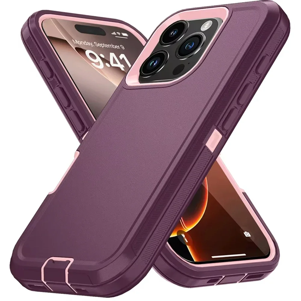 Otter Armor Shockproof Defender Phone Case For Iphone Pro Max Plus_voghion.com