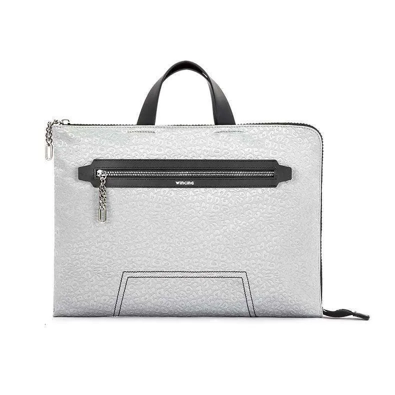 Uomo Donna Borsa Sottile da Lavoro in Pelle PU con Stampa Leopardata 15.4 Borsa per Laptop da 15 Pollici Custodia per Affari Borsa a Mano Impermeabile_voghion.com