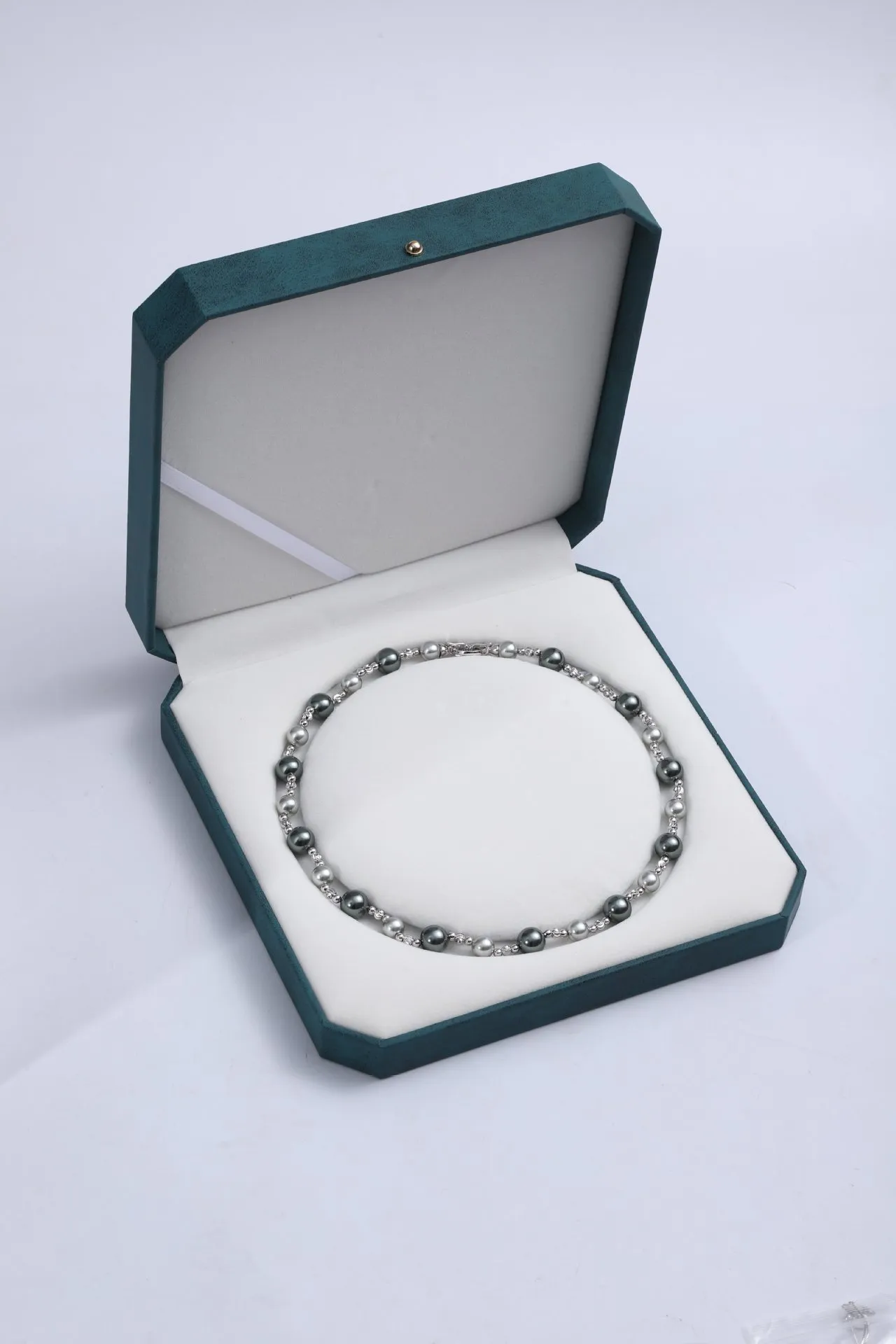 Cadenas de perlas reales de Tahití francesas de cambio gradual, collar de moda para mujer, cadena de clavícula versátil de alta gama_voghion.com