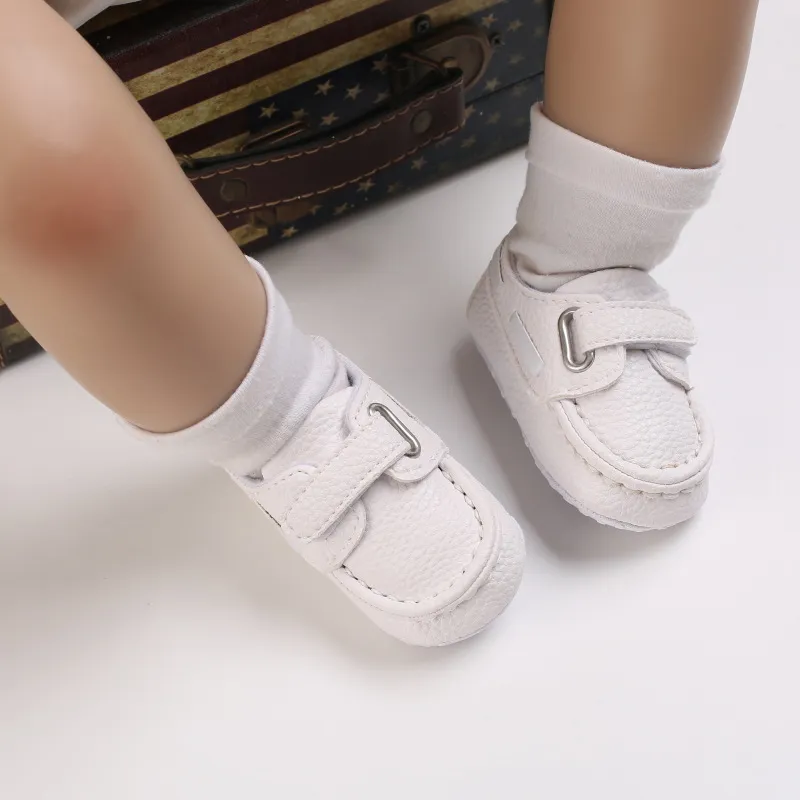 Little Kid Cuir Bébé Antidérapant Fond Souple Bébé Unisexe Décontracté Littlesprouts Nouveau-Né Tout-Petit Premiers Marcheurs Berceau_voghion.com