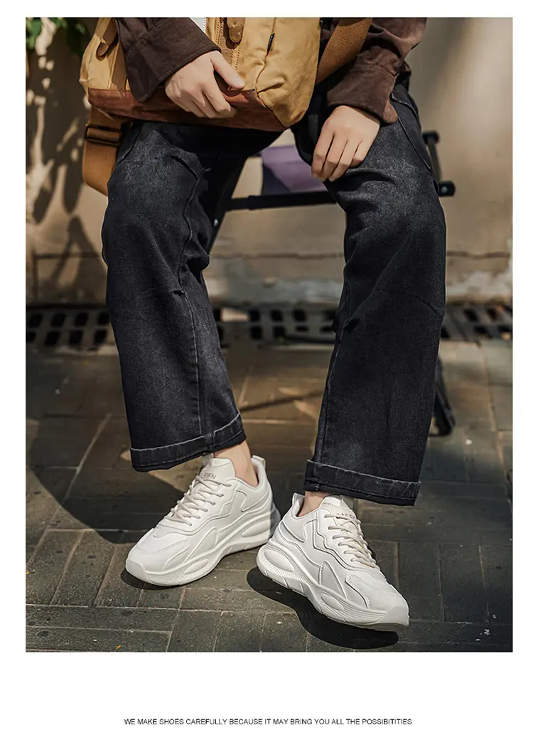 Scarpe casual da uomo dad shoes traspiranti comode versatili_voghion.com