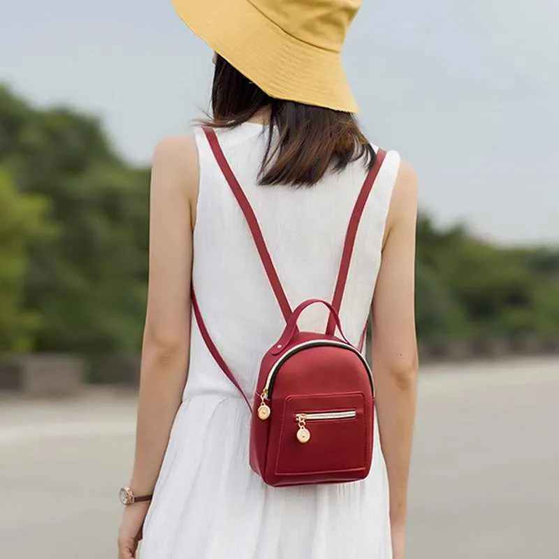 Markendesigner-Mode für Frauen Mini Soft Touch Multifunktions-kleiner Rucksack weibliche Damen Umhängetasche Mädchen Handtasche_voghion.com