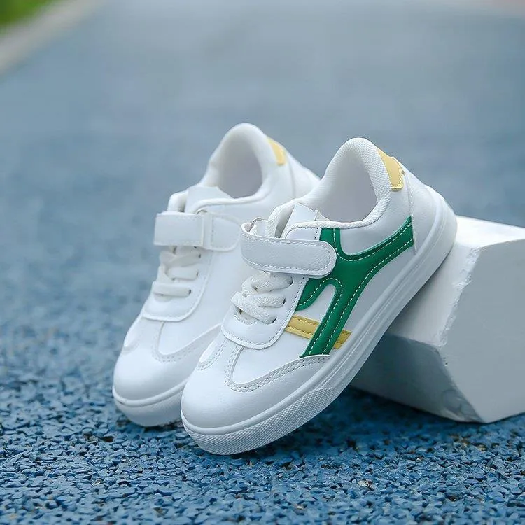 New Fashion Children's Pu Leather Kids Casual Sports Littlesprouts Boys and Girls Walking School Running Sneaker Shoes_voghion.com