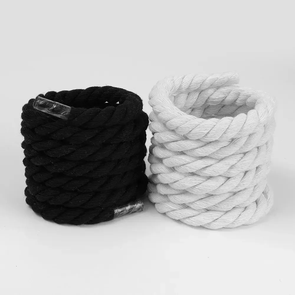 Skodeler Tilbehør 120 140 160CM Sterke Bomulls- og Twistvevde Skolisser Tau Skolisser Menn Kvinner Trendy Personlighet_voghion.com