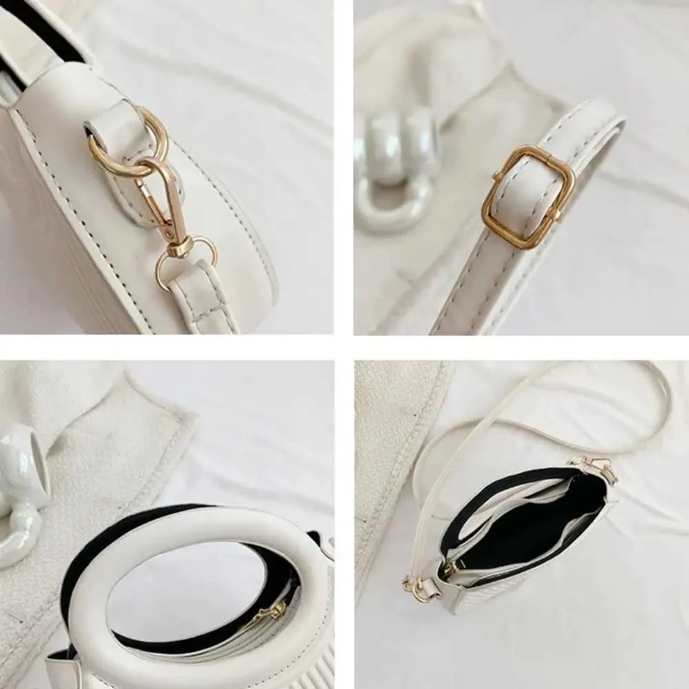 Mode frauen schulter design achselhöhle plissee sattel einfarbig umhängetasche brieftasche handtasche Y241123_voghion.com