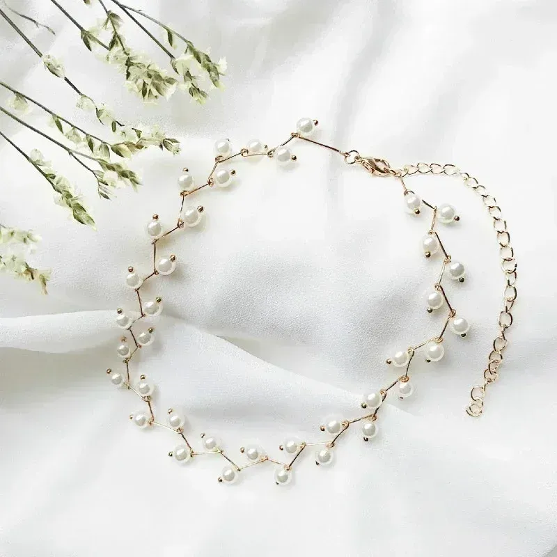 Chaînes Femmes Simple Mode All-match Femmes Collier Dentelle Collier Chaîne Coréenne Cou Bijoux Sangle Accessoires Cadeaux_voghion.com