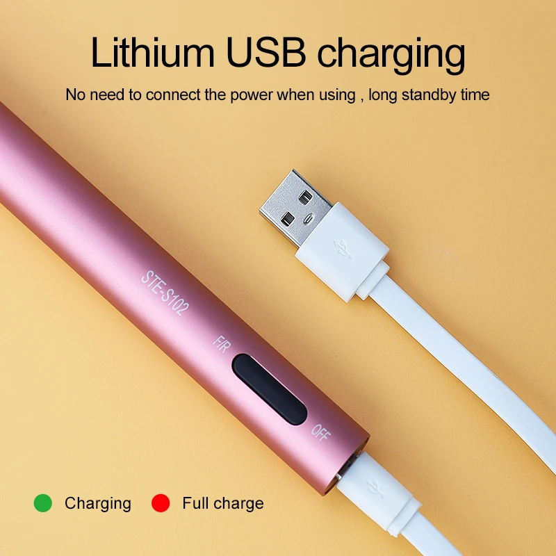 Electric Nail Drill Machine 12000 RPM Manicure Machine USB Charging Mill Cutter For Manicure Nail Tools For Nail Salon_voghion.com