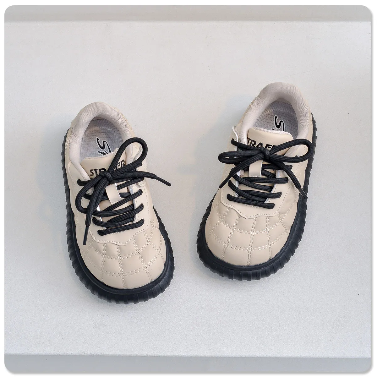 Børne bomuldssneakers til drenge og piger, ungdom, afslappet, skridsikre, småbørn, vintervarme sko, Littlesprouts træningssko, babystørrelser_voghion.com