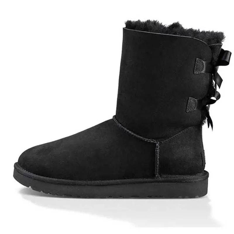 Snow Designer boots Women Winter Fashion Australia Classic Slip-On Short Ankle Knee Bow girl MINI Bailey Boot Womens_voghion.com