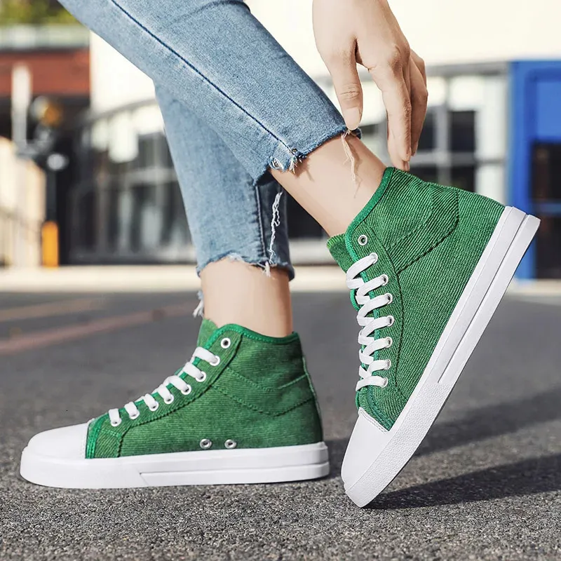 Sneakers Skateboarden Dames Heren Unisex Lichtgewicht Hoge Canvas Schoenen Koppels Wandelen Mannen Gig Maat 36-46_voghion.com
