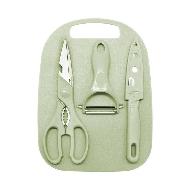 Cutlery With Scissors Knife Peeler Fruit For Kitchen Stock Cutting Board_voghion.com