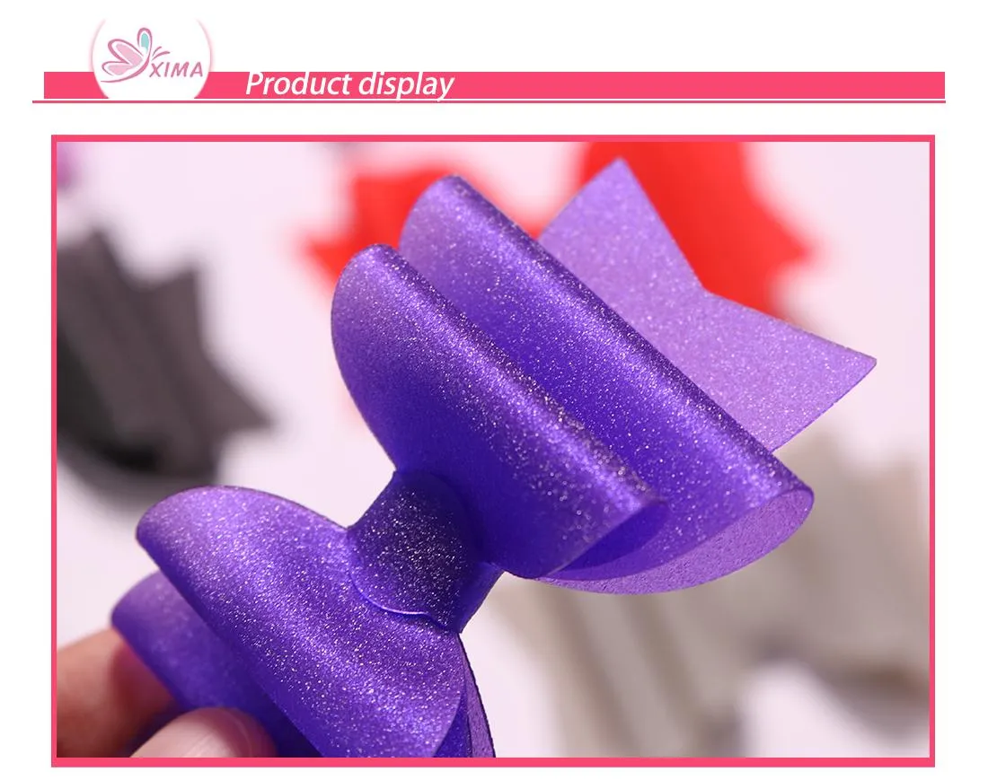 Épingles à cheveux en gelée, 3.5 pouces, 15 pièces/lot, pinces à cheveux, fête de danse, nœuds en Pvc imperméables, pinces à cheveux de princesse, accessoires pour cheveux_voghion.com