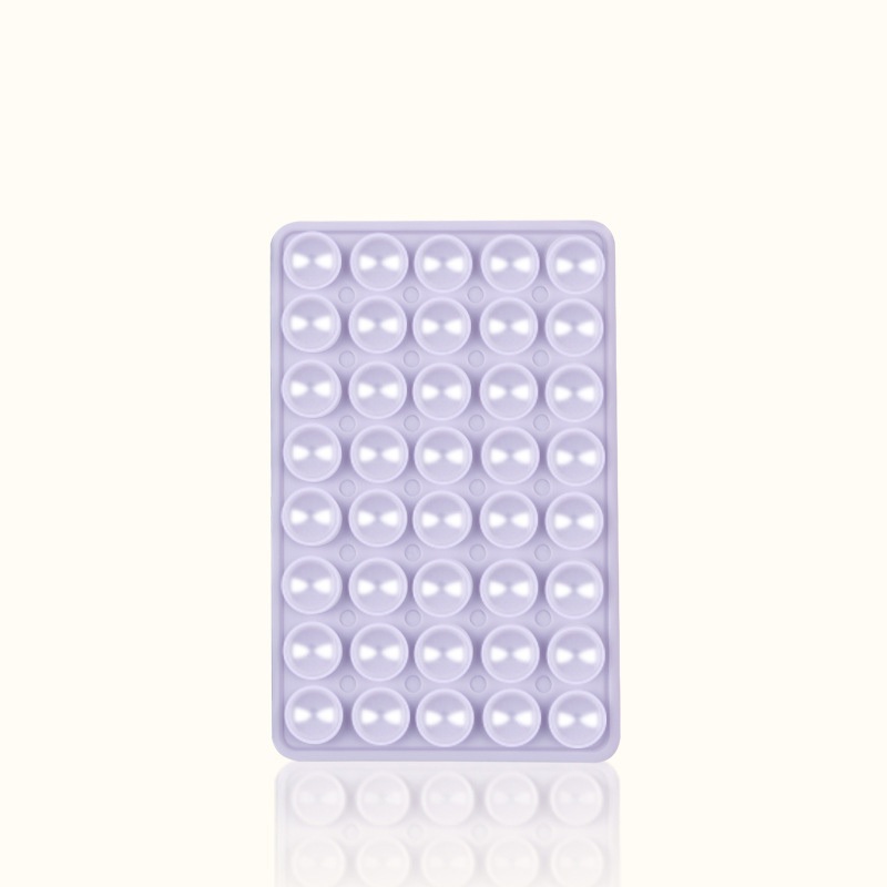 Square Double-sided Silicone Phone Suction Sucker Pad Bracket, Non-slip Suction Force, Silicone Mobile Phone Back Sticker Suction_voghion.com