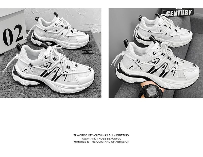 Zapatillas de deporte de malla para caminar para hombre, zapatos casuales de moda_voghion.com