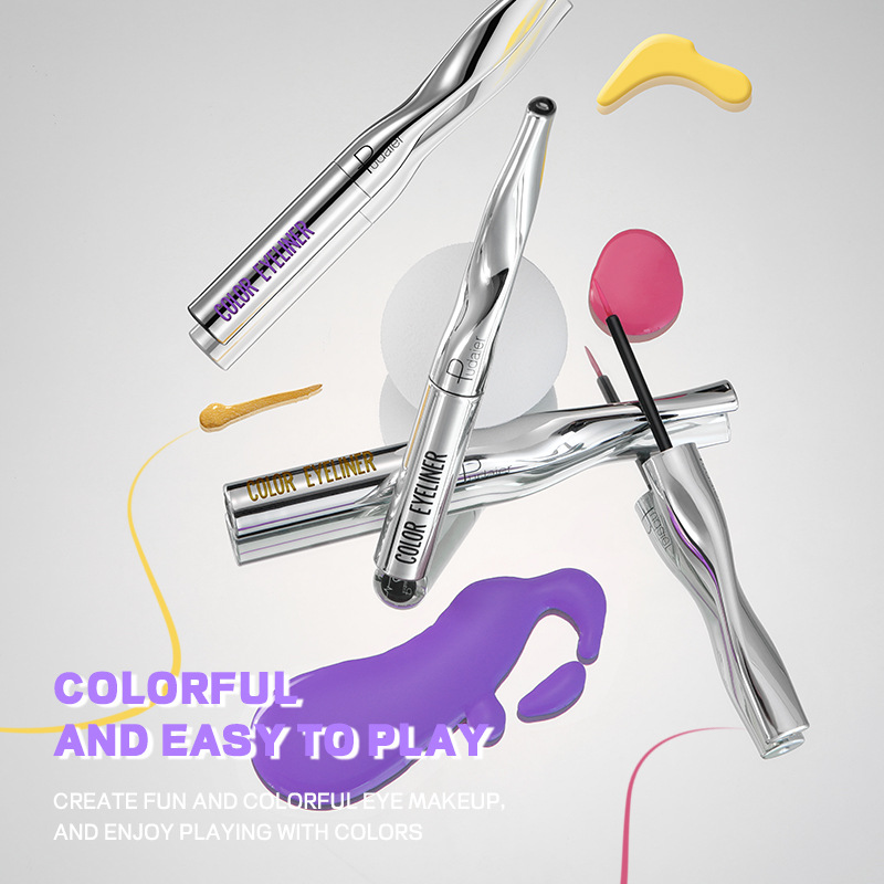 Eyeliner Kalem Dayanıklı Su Geçirmez Çok İnce Renkli Sıvı Eyeliner Kalem_voghion.com
