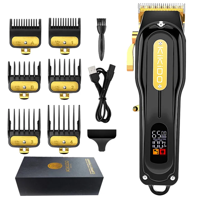 Electric Trimmer For Men Rechargeable Cordless Grooming Kit_voghion.com