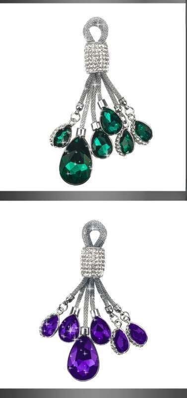 Auto Diamant Auto Kristall Schlüsselanhänger Anhänger_voghion.com