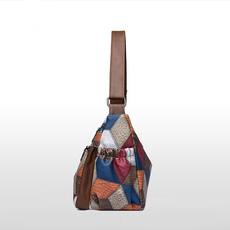 Borsa a tracolla da donna in pelle PU di lusso con tasche da donna di alta qualità, patchwork, stile nazionale, borsa a tracolla per donna_voghion.com