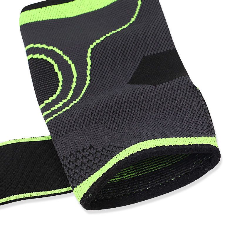 en stock Coudière de sport élastique en nylon tricoté sous pression, respirante et évacuant l'humidité_voghion.com