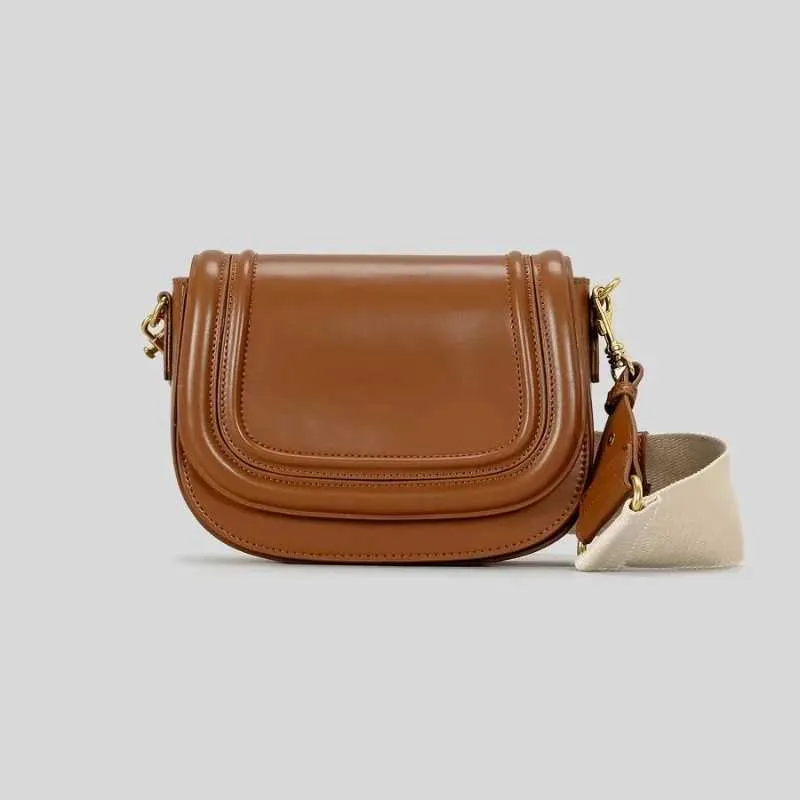 2024Fashion Flap Designer Wide Strap Sattel Umhängetaschen PU Leder Crossbody Bag Trend Kleine Telefon GeldbörsenC241108_voghion.com