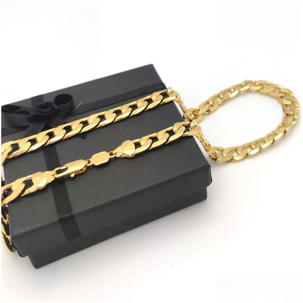 Collana a catena cubana curb per uomo e donna in oro_voghion.com