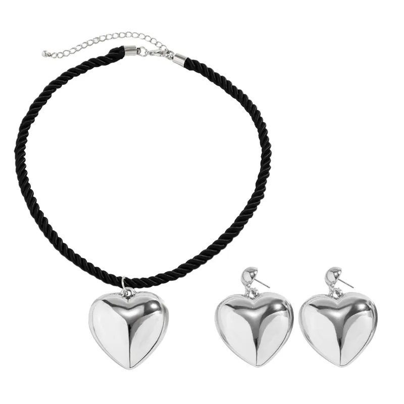 Anheng Halskjeder Y2K Hip Hop Kult krageben Stjernekjede For Menn Kvinner Øredobber Koreansk mote smykker Ornament N2UE_voghion.com