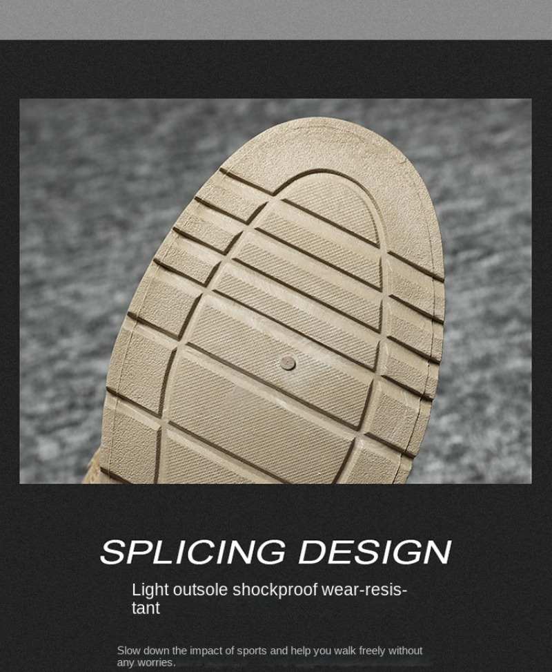 Caual Shoe for Men Summer Outdoor Platform Hiking Work Boot 2024 Fahion Deigner Leather Loafer Zapato Para_voghion.com